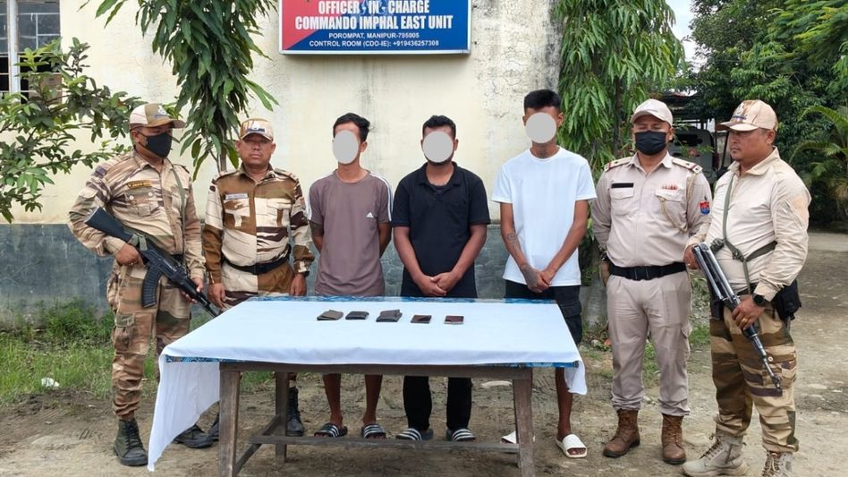 Manipur police arrest three PREPAK (Pro) militants in Imphal West Manipur police arrest three PREPAK (Pro) militants in Imphal West
