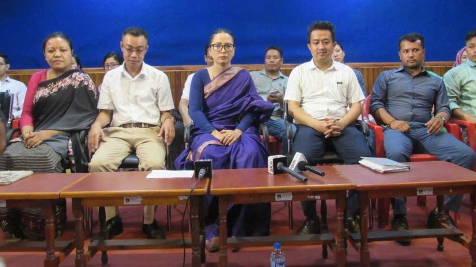 Manipur higher secondary schools hit as contractual teachers' strike enters day 3 Manipur higher secondary schools hit as contractual teachers' strike enters day 3