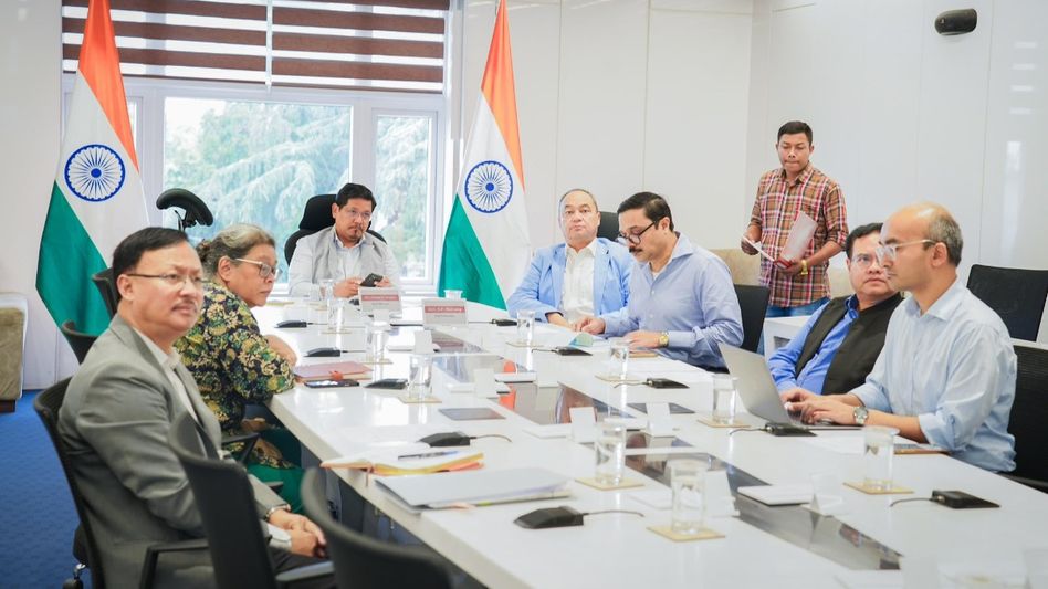 Assam's eviction drive prompts alert in Meghalaya, CM Sangma orders vigil in high-level meet Assam's eviction drive prompts alert in Meghalaya, CM Sangma orders vigil in high-level meet