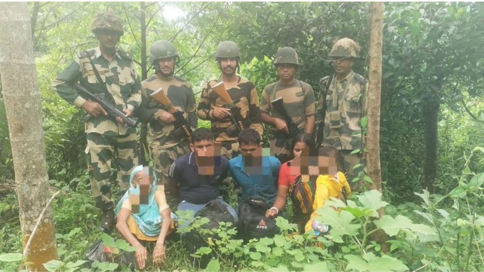 Five illegal Bangladeshi immigrants heading to Chennai held in Meghalaya Five illegal Bangladeshi immigrants heading to Chennai held in Meghalaya