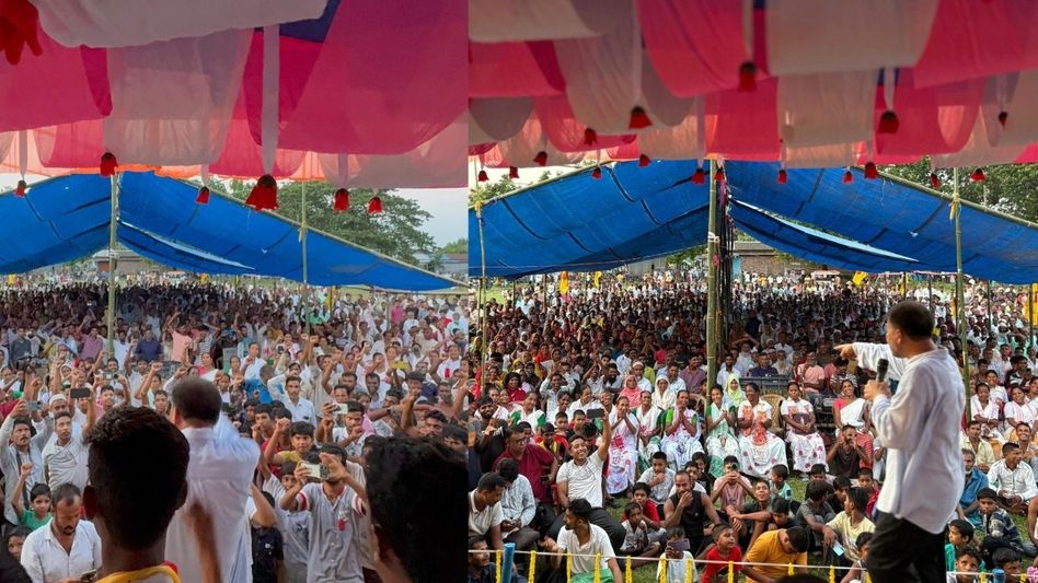 Akhil Gogoi leads Baksa rally: BPF, UPPL must unite to defeat BJP in BTR Akhil Gogoi leads Baksa rally: BPF, UPPL must unite to defeat BJP in BTR