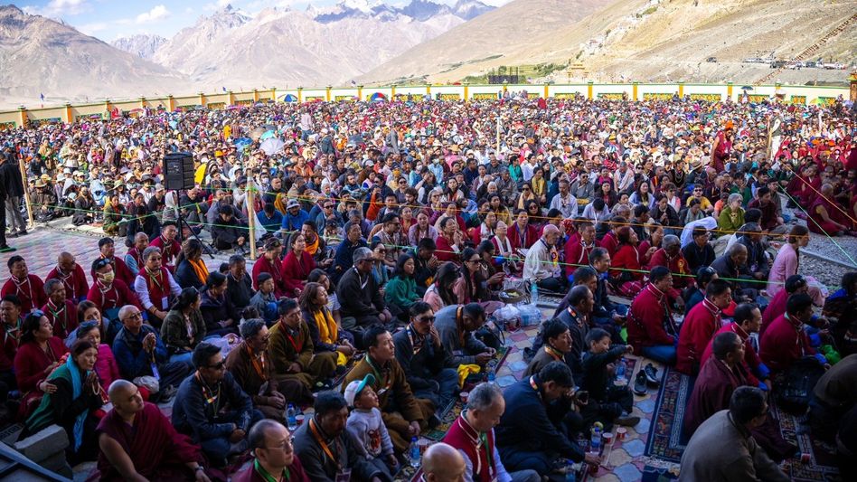 Arunachal CM joins Dalai Lama's spiritual gathering in Ladakh Arunachal CM joins Dalai Lama's spiritual gathering in Ladakh