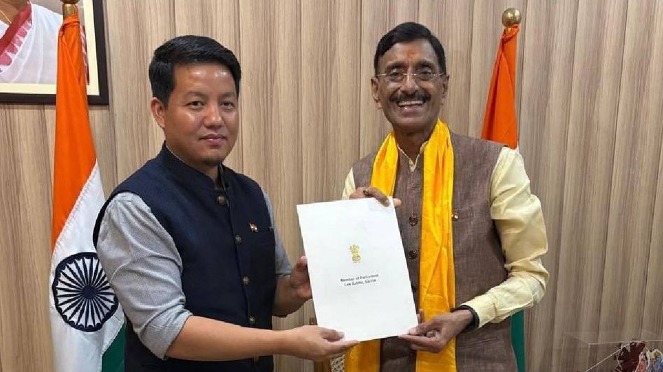 MP Indra Subba demands defence ministry to fast-track alternative highway to North Sikkim MP Indra Subba demands defence ministry to fast-track alternative highway to North Sikkim