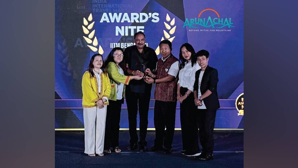 Arunachal tourism bags best adventure destination award at IITM 2025