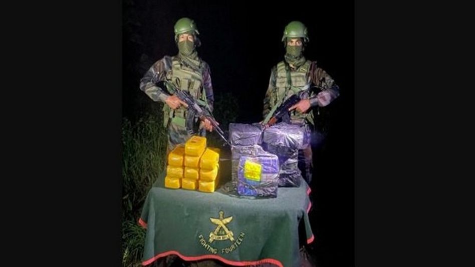 Assam rifles seize drugs worth Rs 46.65 crore in major Mizoram operations Assam rifles seize drugs worth Rs 46.65 crore in major Mizoram operations