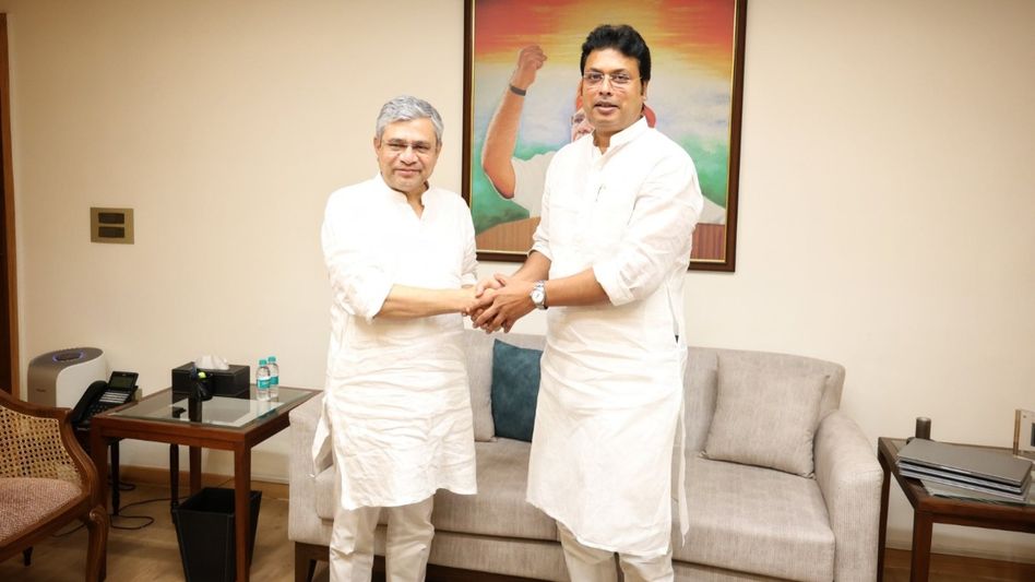 Feasibility study ordered for Agartala-Haridwar special train: Union Minister to Biplab Deb Feasibility study ordered for Agartala-Haridwar special train: Union Minister to Biplab Deb
