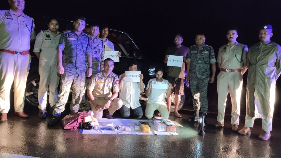 Cachar police bust Rs 6 crore drug haul, two arrested in Silchar-Aizawl route crackdown Cachar police bust Rs 6 crore drug haul, two arrested in Silchar-Aizawl route crackdown