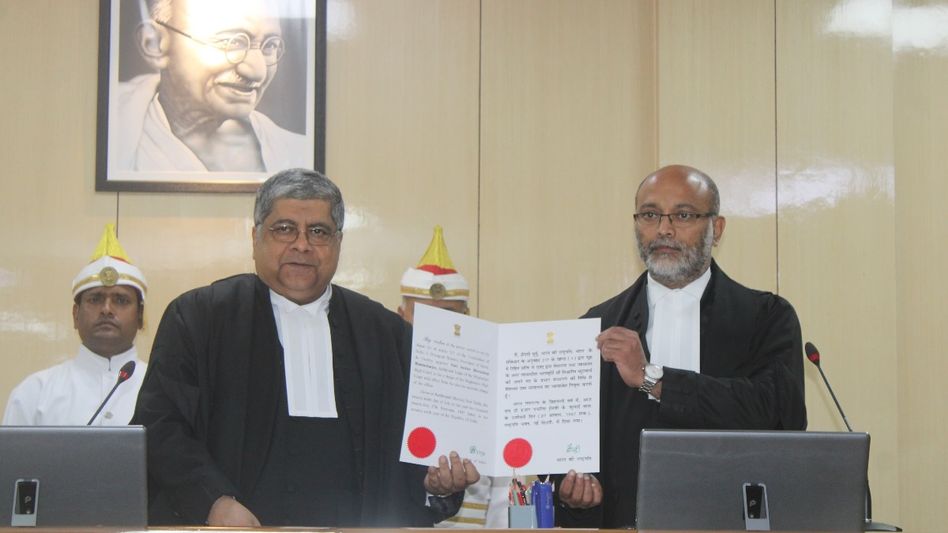 Justice Biswadeep Bhattacharjee sworn in as judge of Meghalaya HC Justice Biswadeep Bhattacharjee sworn in as judge of Meghalaya HC