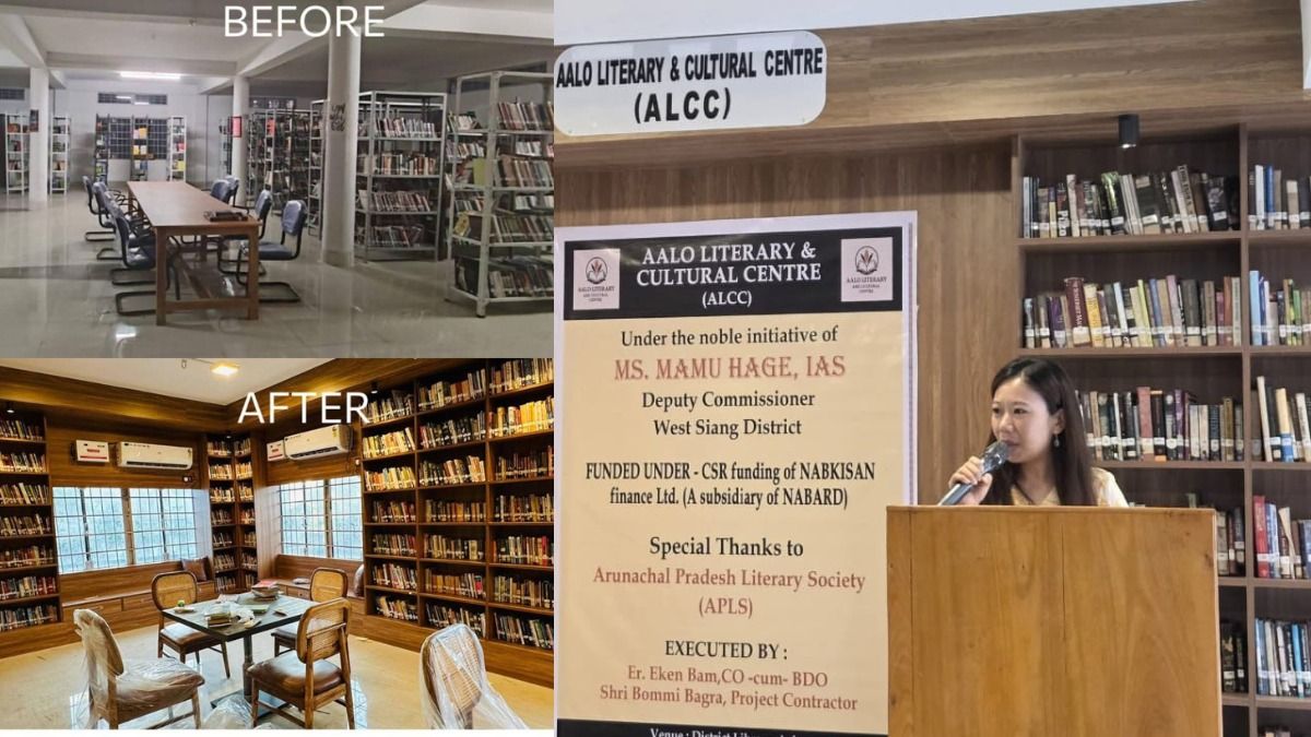 Arunachal DC’s initiative transforms Aalo library into vibrant cultural hub