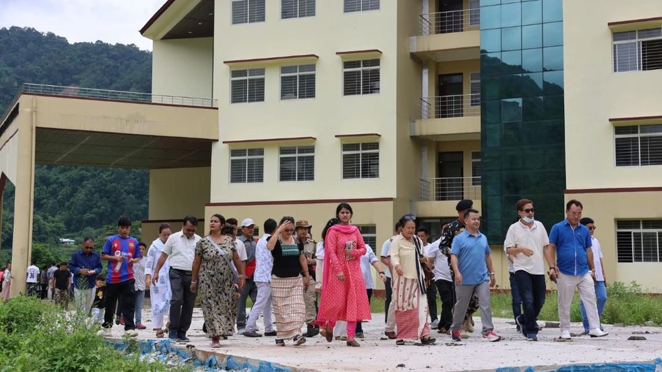 Arunachal's Papum Pare DC reviews progress at engineering college in Toru Arunachal's Papum Pare DC reviews progress at engineering college in Toru