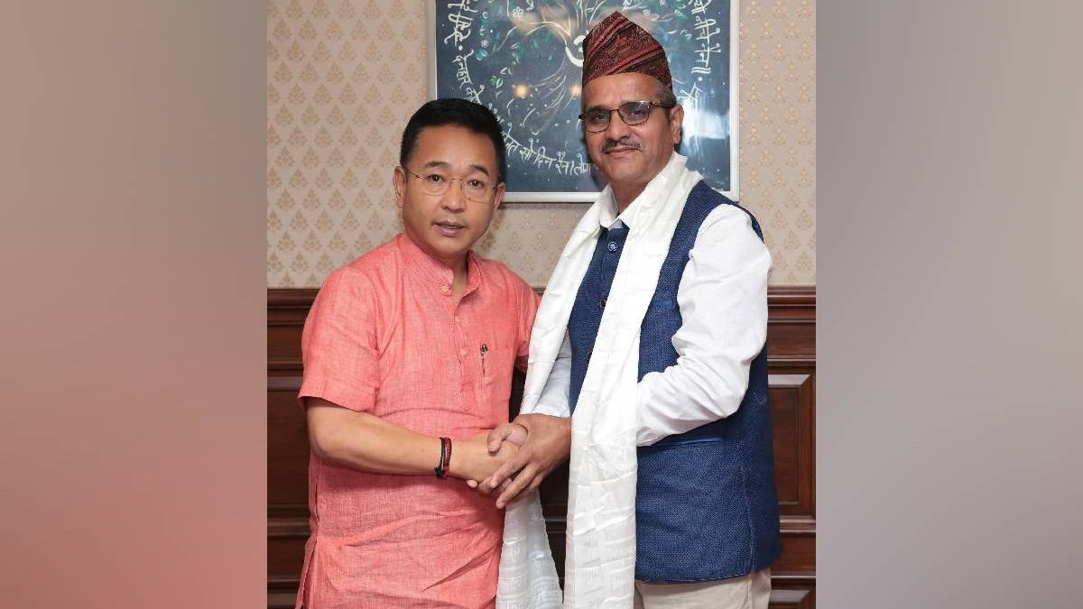Sikkim: Hemraj Adhikari joins SKM, earns CM’s praise for literary, grassroots contributions