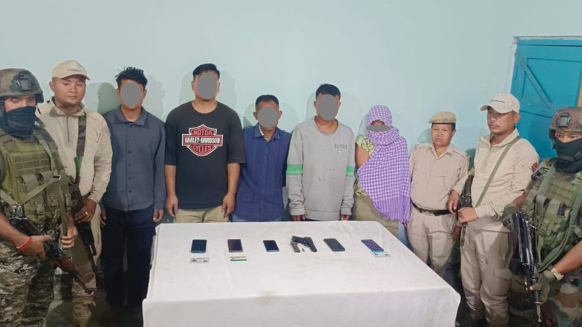 Eight militants from four banned groups arrested in Manipur crackdown