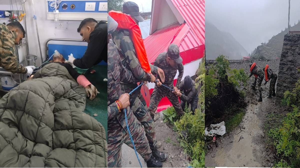 Indian Army evacuates 20 after landslide strikes near Harshil in Uttarakhand Indian Army evacuates 20 after landslide strikes near Harshil in Uttarakhand