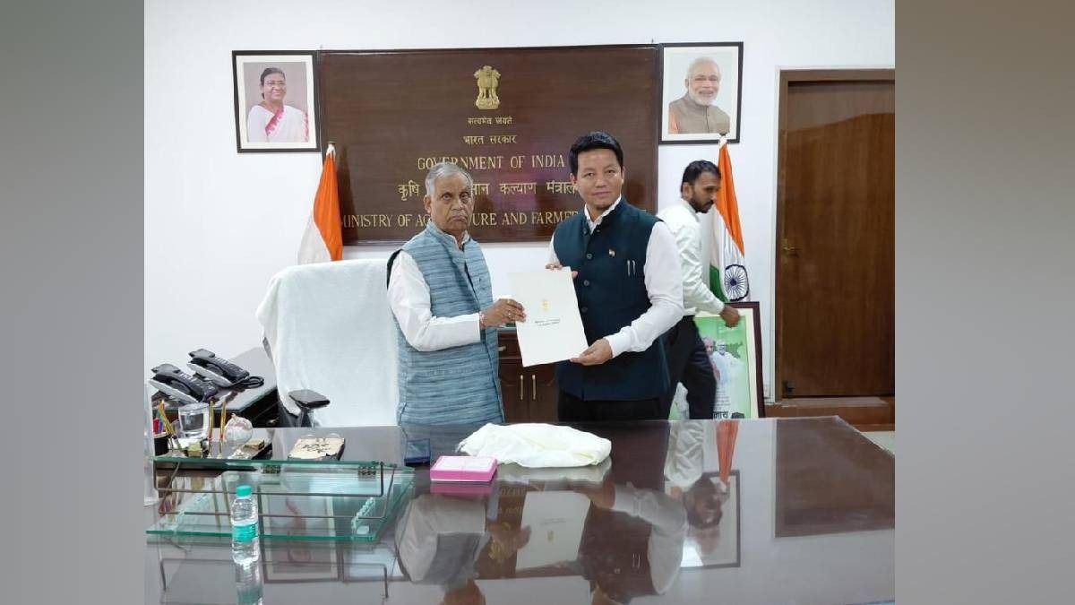 Sikkim MP Indra Hang Subba seeks crop loss coverage for wild animal damage under PMFBY