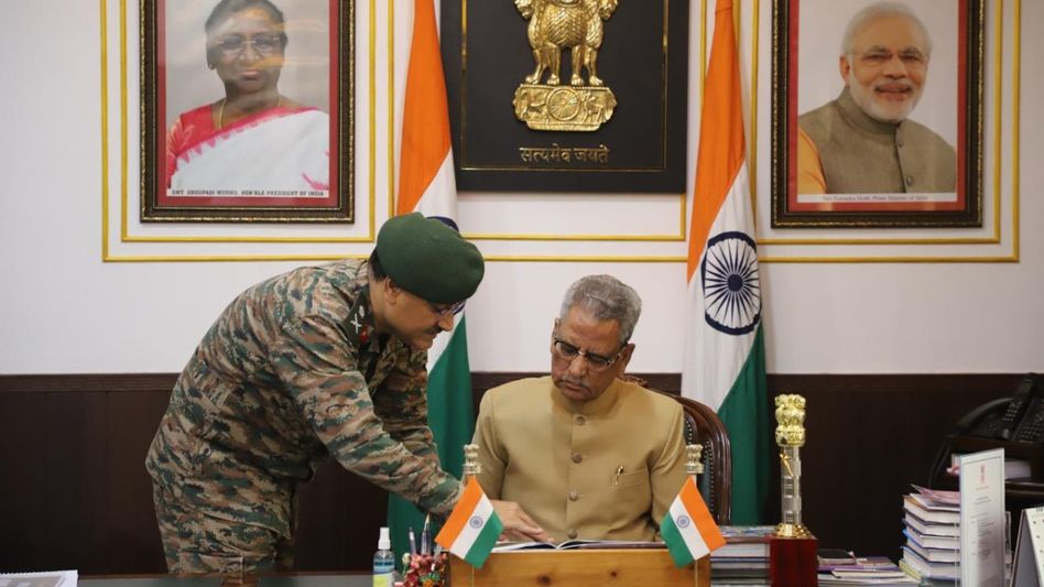 Sikkim Governor, Army commander discuss national security and achievements Sikkim Governor, Army commander discuss national security and achievements