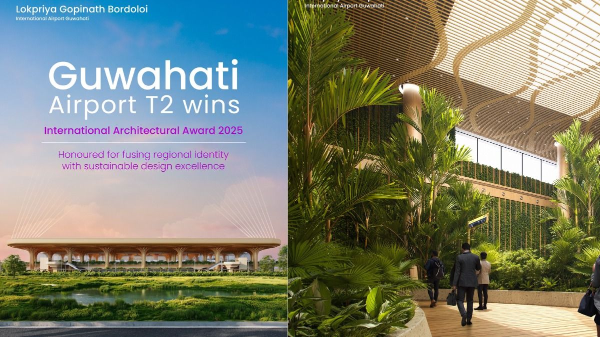 Guwahati Airport’s new terminal wins International Architectural Award 2025 Guwahati Airport’s new terminal wins International Architectural Award 2025