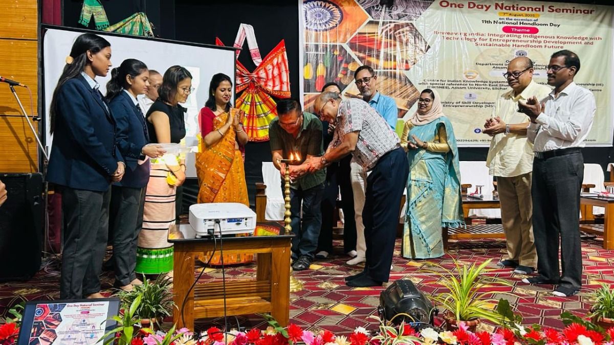 Assam University hosts national seminar exploring sustainable entrepreneurship in handloom sector