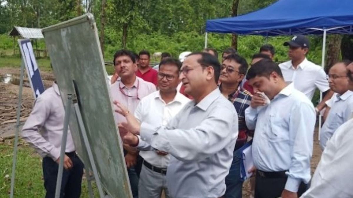 Northeast Frontier Railway GM inspects site for new Wagon workshop in Assam Northeast Frontier Railway GM inspects site for new Wagon workshop in Assam