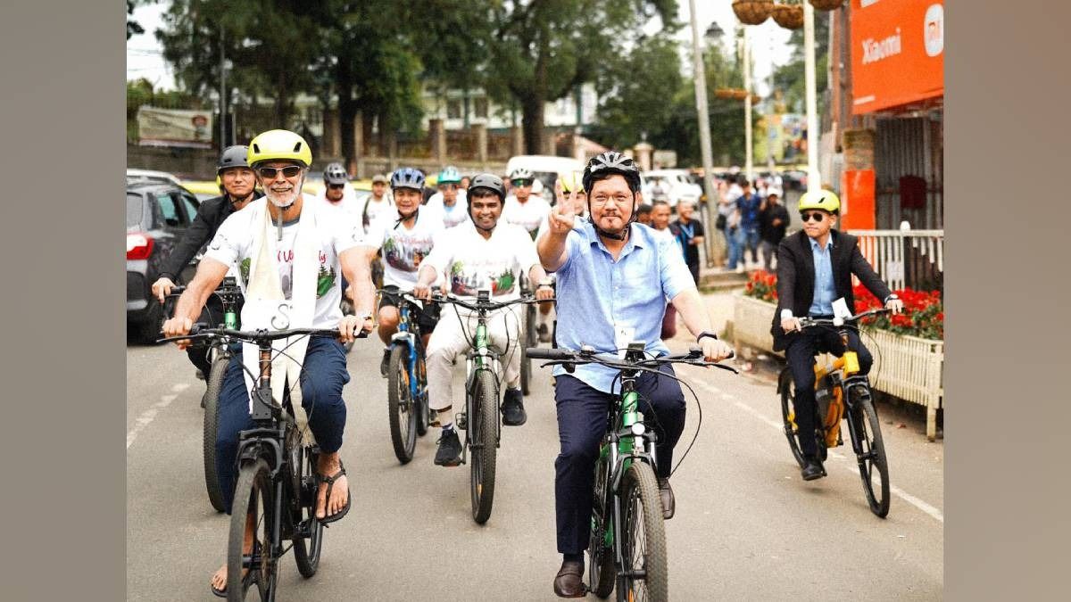 Shillong launches first Public Bicycle Sharing system to promote green mobility Shillong launches first Public Bicycle Sharing system to promote green mobility