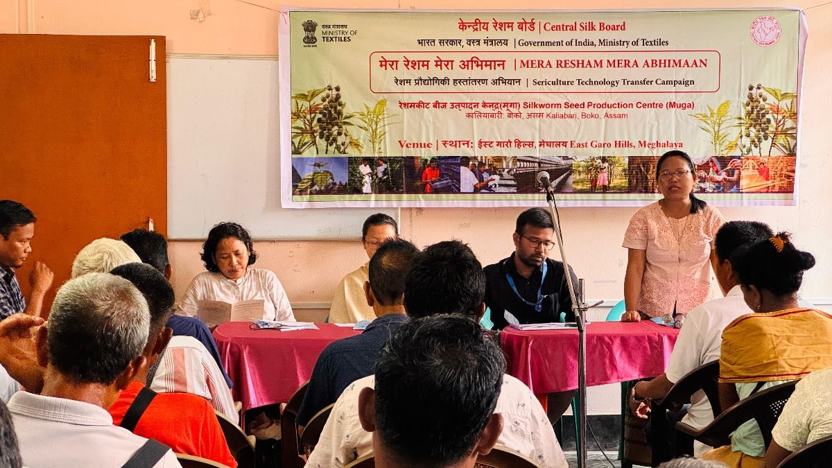 East Garo Hills farmers encouraged to adopt scientific sericulture practices in Meghalaya East Garo Hills farmers encouraged to adopt scientific sericulture practices in Meghalaya