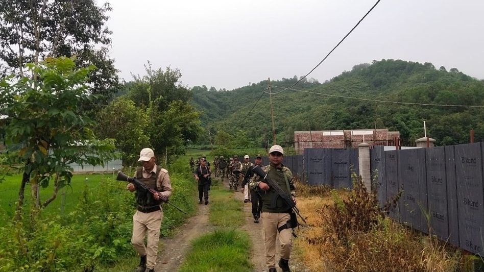 Arms, IEDs seized from Manipur's Dampi Ridge; Police tighten traffic enforcement Arms, IEDs seized from Manipur's Dampi Ridge; Police tighten traffic enforcement
