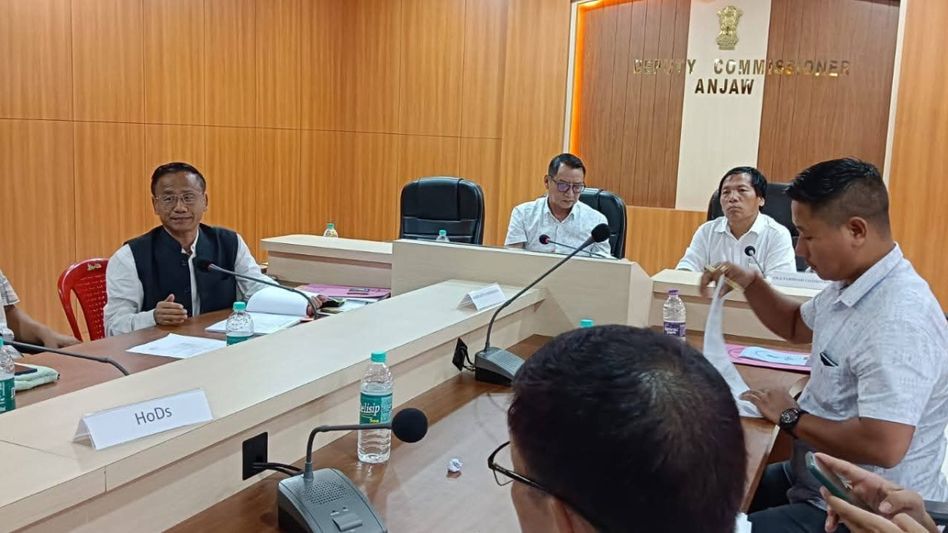 Anjaw DLMC reviews development projects, sets March 2026 deadline for Lohit River bridge Anjaw DLMC reviews development projects, sets March 2026 deadline for Lohit River bridge
