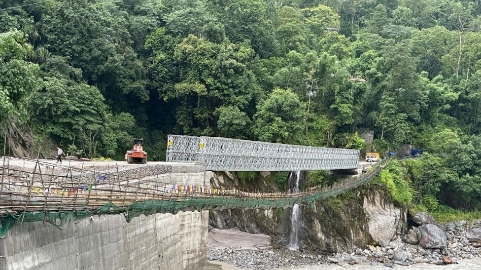 Sanklang Bridge reopens, restoring lifeline to North Sikkim Sanklang Bridge reopens, restoring lifeline to North Sikkim