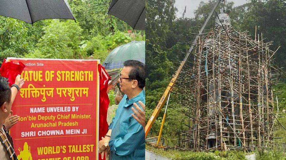 ‘Statue of Strength’ unveiled at Parashuram Kund by Arunachal Deputy CM Chowna Mein ‘Statue of Strength’ unveiled at Parashuram Kund by Arunachal Deputy CM Chowna Mein