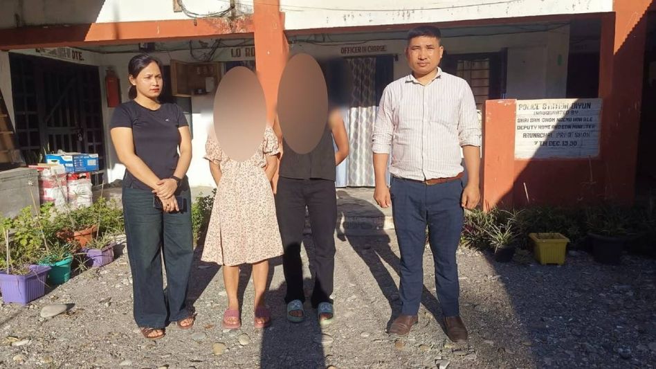 Two missing minor girls rescued in joint operation by Arunachal Police Two missing minor girls rescued in joint operation by Arunachal Police