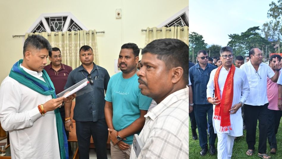 Assam: Pijush Hazarika meets adivasi ex-militant groups in Udalguri, assures support Assam: Pijush Hazarika meets adivasi ex-militant groups in Udalguri, assures support