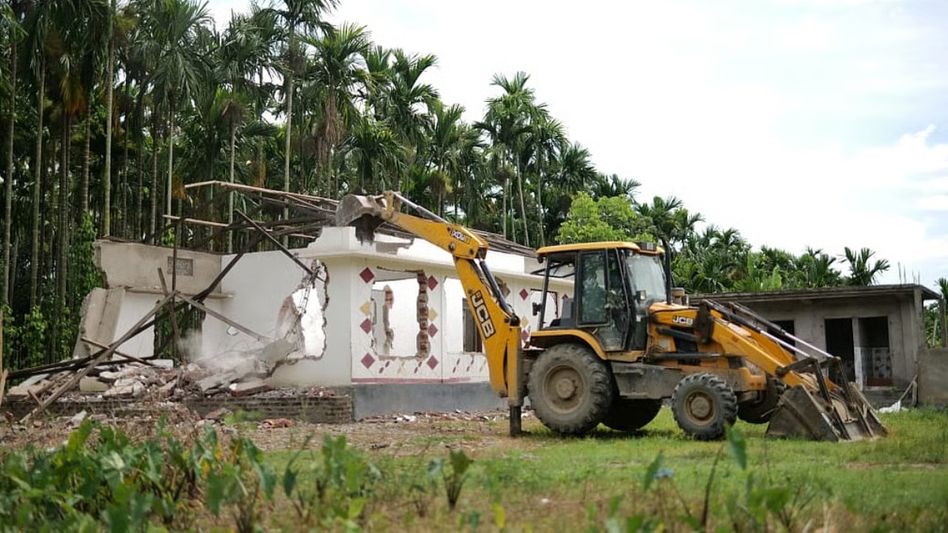 Assam govt begins second phase of eviction in Rangma reserve forest, clears 26 hectares Assam govt begins second phase of eviction in Rangma reserve forest, clears 26 hectares