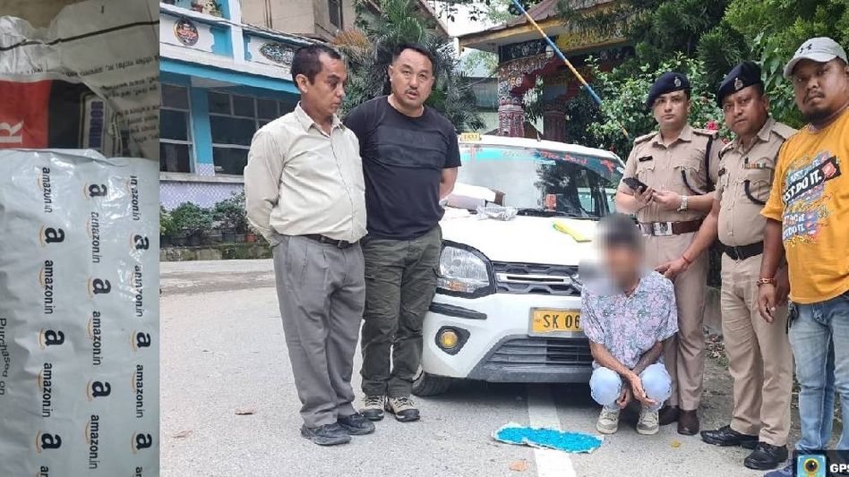 Sikkim: Contraband disguised as courier parcels seized at Melli checkpost Sikkim: Contraband disguised as courier parcels seized at Melli checkpost