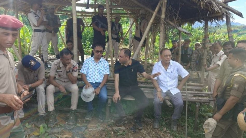 Tensions flare at Assam-Mizoram border after rubber plantations damaged Tensions flare at Assam-Mizoram border after rubber plantations damaged