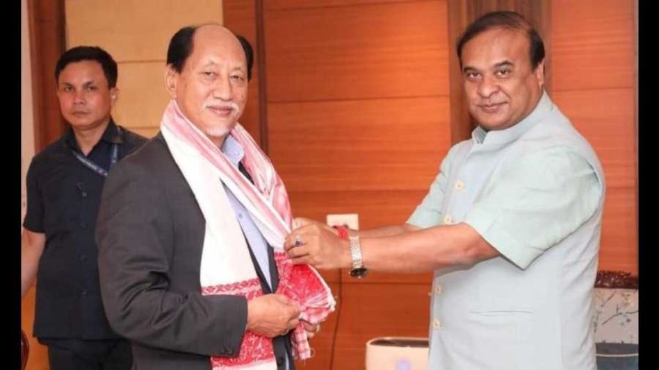 Nagaland and Assam CMs unite to defuse border tensions, pledge joint action in disputed belt Nagaland and Assam CMs unite to defuse border tensions, pledge joint action in disputed belt