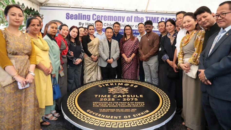 Sikkim seals time capsule containing cultural heritage; to be opened in 2075 Sikkim seals time capsule containing cultural heritage; to be opened in 2075