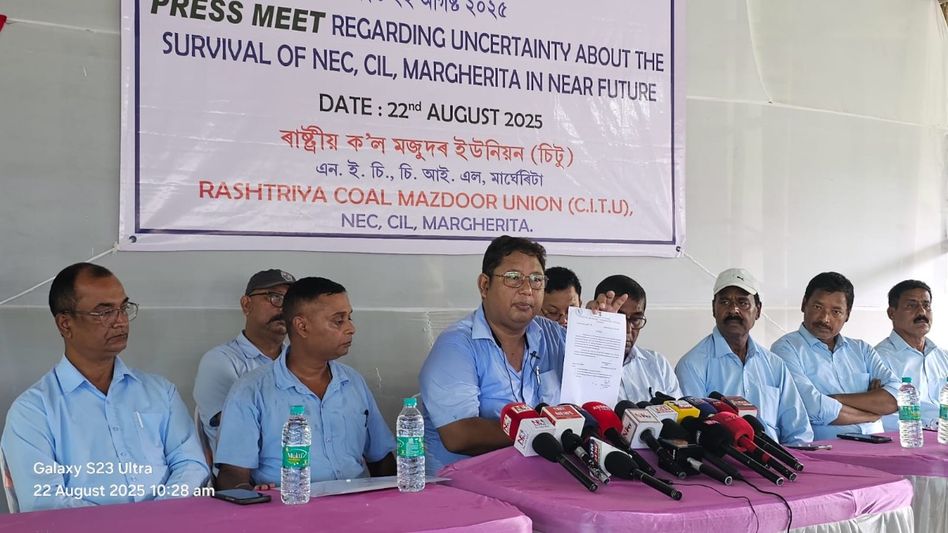 NEC CIL Margherita faces uncertain future; CITU appeals to Assam CM for intervention NEC CIL Margherita faces uncertain future; CITU appeals to Assam CM for intervention