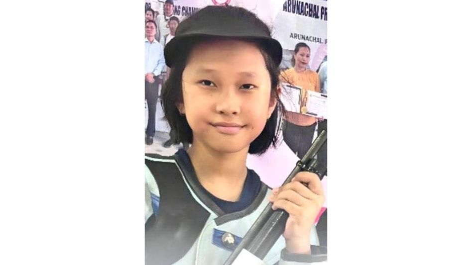 Arunachal: 10-year-old Marpi Karlo shines with gold in shooting championship Arunachal: 10-year-old Marpi Karlo shines with gold in shooting championship