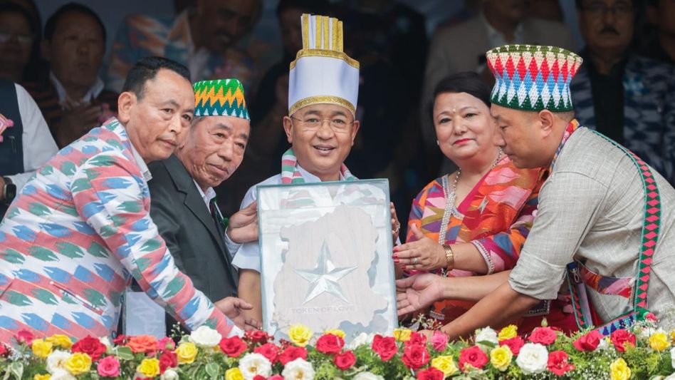 Sikkim CM graces 45th Foundation Day of Sirijunga Yakthung Sakthim Phojumbho at Tharpu Sikkim CM graces 45th Foundation Day of Sirijunga Yakthung Sakthim Phojumbho at Tharpu