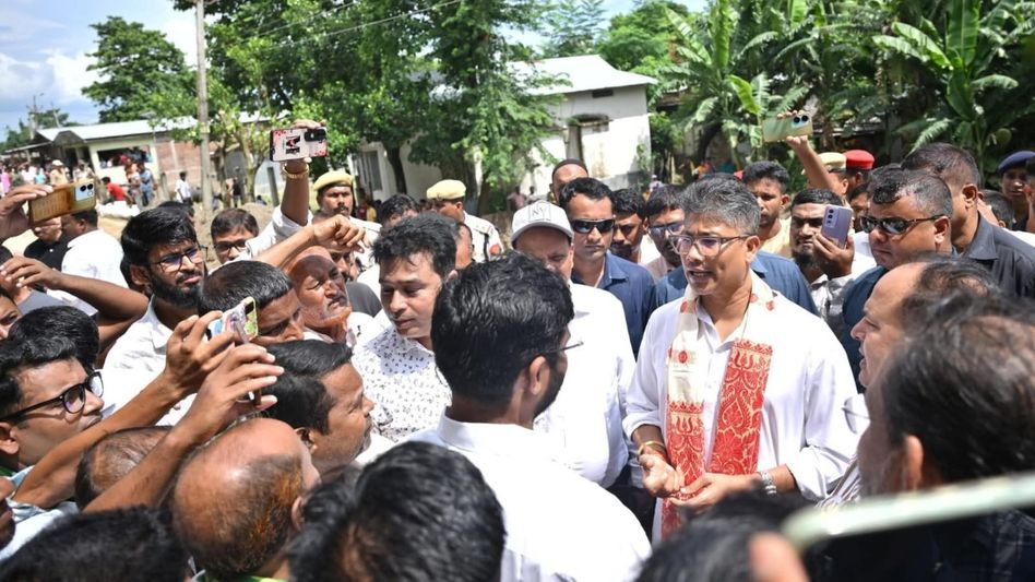 Assam minister Pijush Hazarika assures permanent anti-erosion measures in Kokradanga after on-site inspection Assam minister Pijush Hazarika assures permanent anti-erosion measures in Kokradanga after on-site inspection