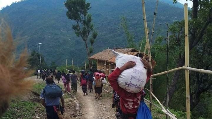Myanmar refugees: Representative image