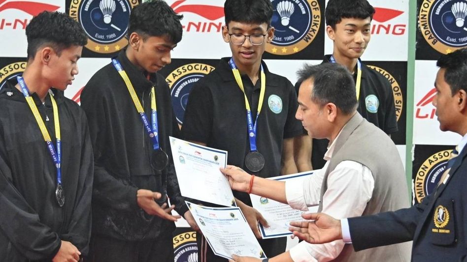 Sikkim badminton championship concludes with record participation Sikkim badminton championship concludes with record participation