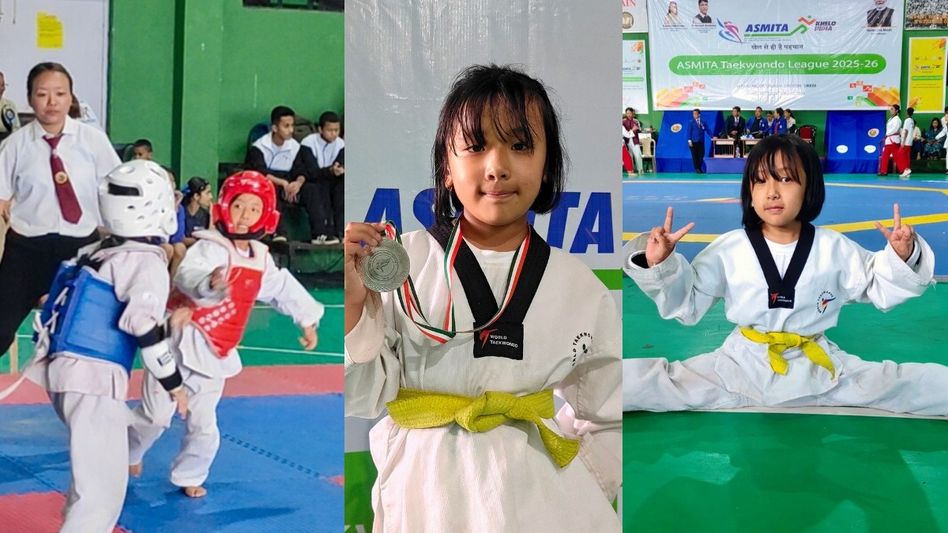 8-year-old from Gangtok wins silver at national taekwondo championship 8-year-old from Gangtok wins silver at national taekwondo championship