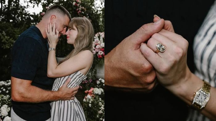 Taylor Swift engaged to Travis Kelce with celebrity congratulations and social media buzz