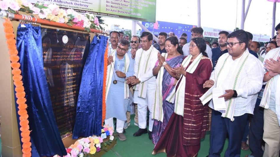 Tripura achieves full railway electrification on 271 km track Tripura achieves full railway electrification on 271 km track