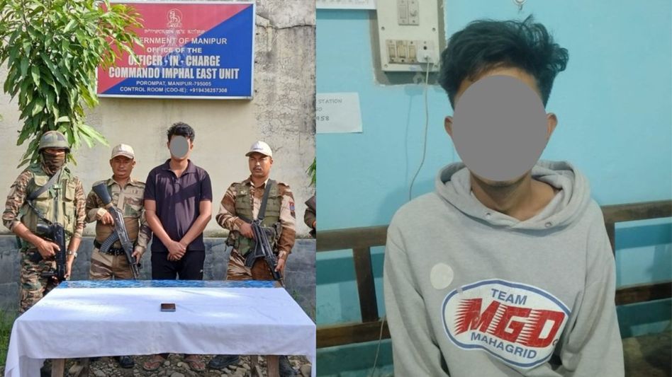 Manipur police arrest two militants from banned outfits, seize major arms cache Manipur police arrest two militants from banned outfits, seize major arms cache