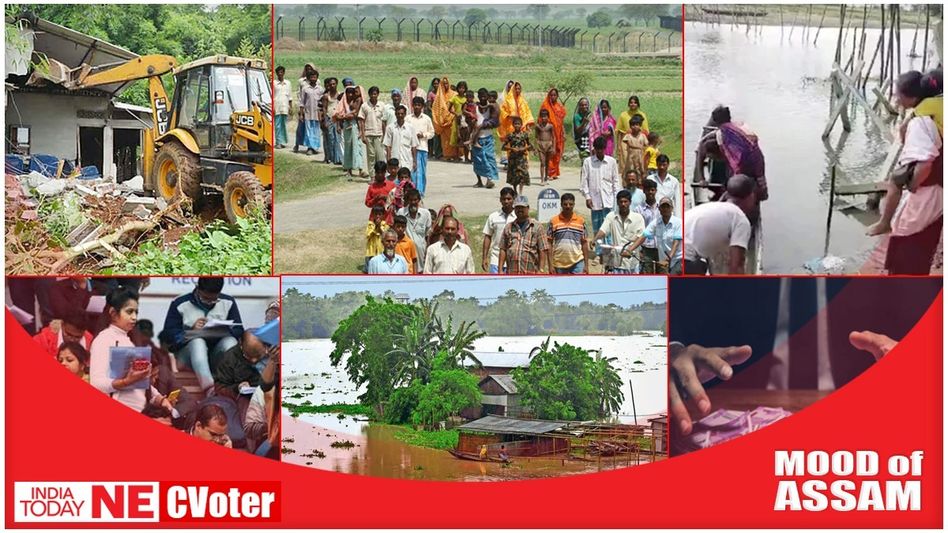 Unemployment, illegal infiltration from Bangladesh worry citizens most: Mood of Assam Unemployment, illegal infiltration from Bangladesh worry citizens most: Mood of Assam