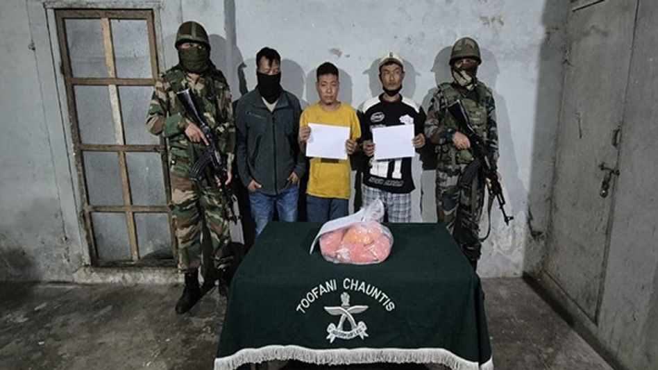 Assam Rifles seize Rs 21 crore worth meth tablets in Aizawl, two arrested Assam Rifles seize Rs 21 crore worth meth tablets in Aizawl, two arrested