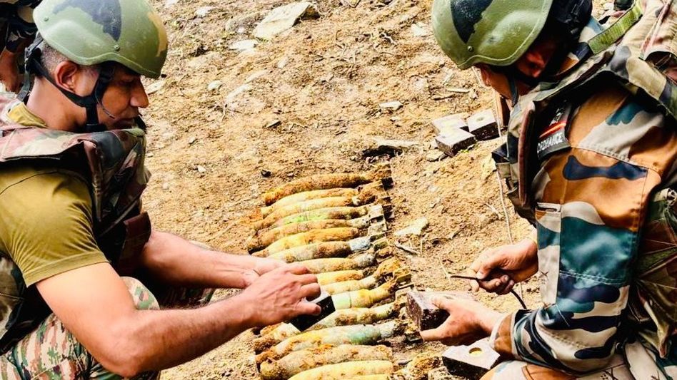 Army disposes 15 live mortar bombs in Arunachal's Shi-Yomi district Army disposes 15 live mortar bombs in Arunachal's Shi-Yomi district
