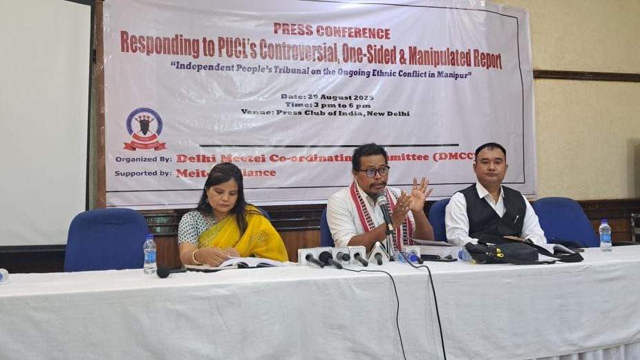 Delhi Meetei group calls human rights body’s book on Manipur conflict ‘one-sided’ Delhi Meetei group calls human rights body’s book on Manipur conflict ‘one-sided’