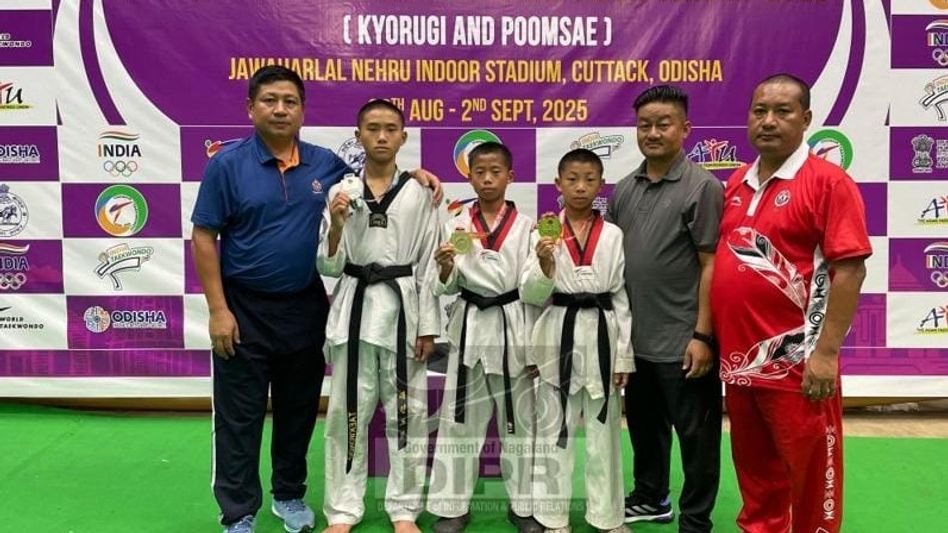 Nagaland wins 2 gold, 1 silver at sub-junior national taekwondo championship Nagaland wins 2 gold, 1 silver at sub-junior national taekwondo championship